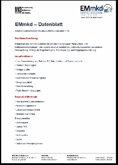 EMmkd-Datenblatt per Mausklick als PDF